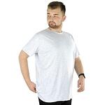 Тениска с кръгло деколте - сива