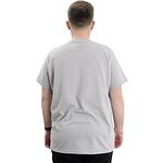 Вафлена тениска без яка - сива