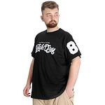 Черна тениска с бял надписMatchday