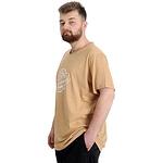 Вафлена тениска без яка - West Bay -- тъмно синя-Copy