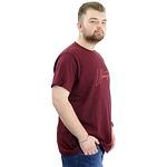 Вафлена тениска без яка - West Bay - индиго-Copy