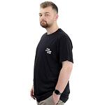 Тениска с кръгло деколте - черна-Copy