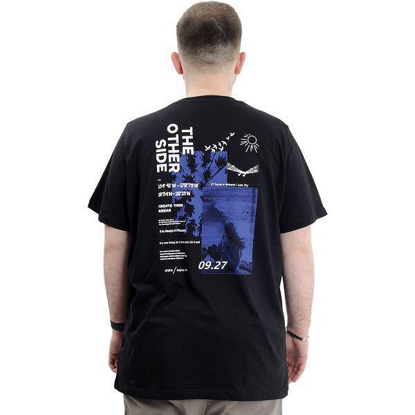 Тениска с кръгло деколте - черна-Copy