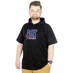 Черна тениска с качулка - Paris