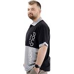 Тениска с якичка  Polo sport - тъмно и светло синьо-Copy