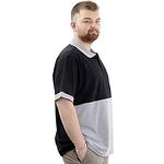 Тениска с якичка  Polo sport - тъмно и светло синьо-Copy