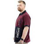 Тениска с якичка  Polo sport - черно и сиво-Copy