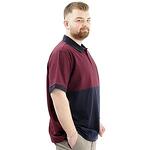 Тениска с якичка  Polo sport - черно и сиво-Copy