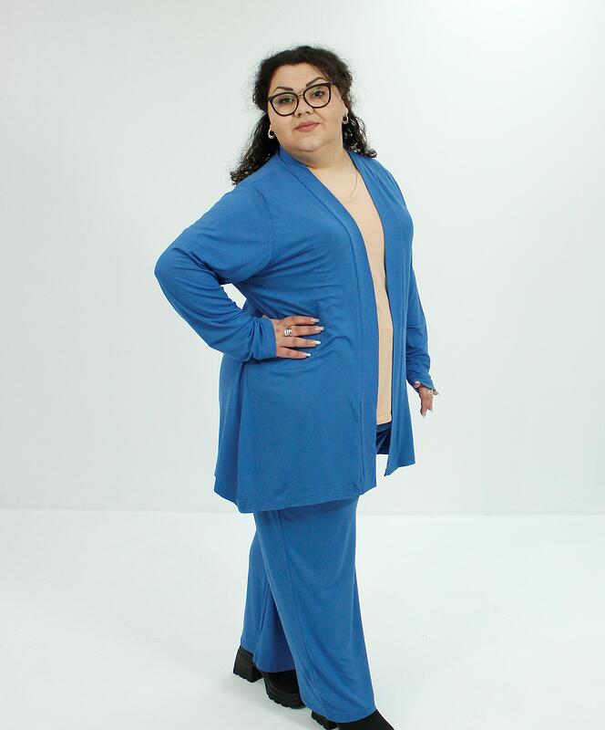 Син комплект от две части - трико