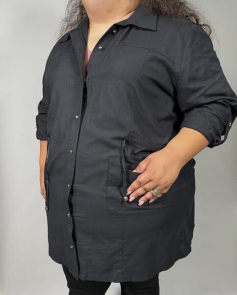 Дълга ризи, черна Дълга ризи, черна