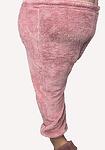 Дамско плюшено долнище - розово