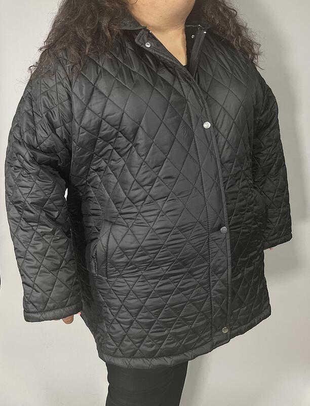 Есенно яке с ромбоид - черно