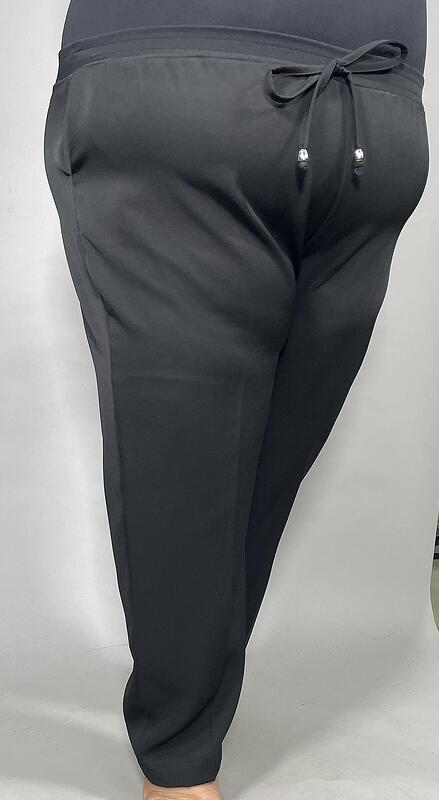 Панталон с връзки - черен