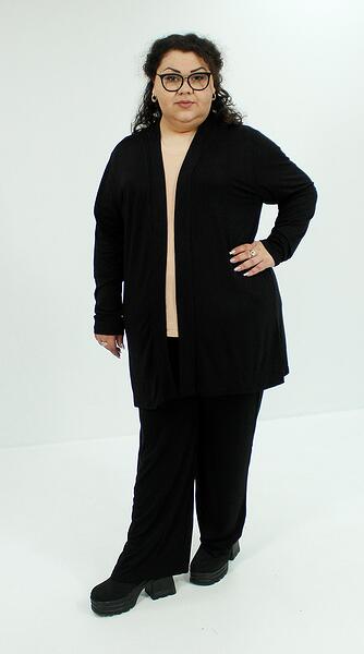 Черен комплект от две части - трико