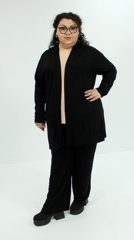 Черен комплект от две части - трико