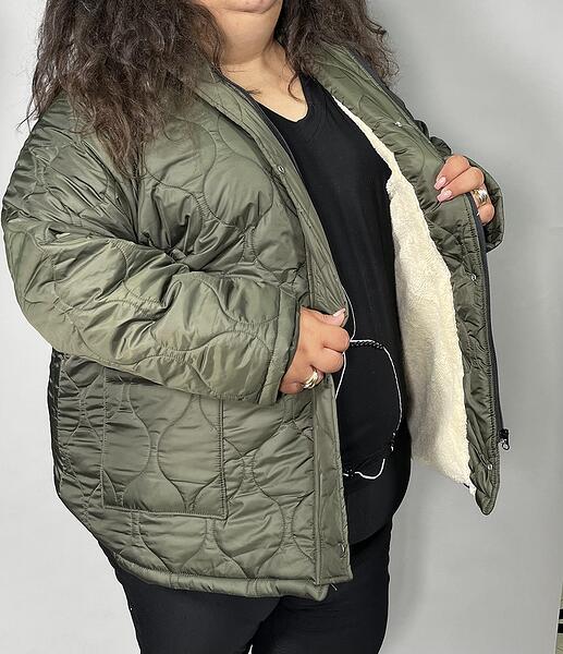 Зимно яке - зелено, спирали, УМАЛЕНО