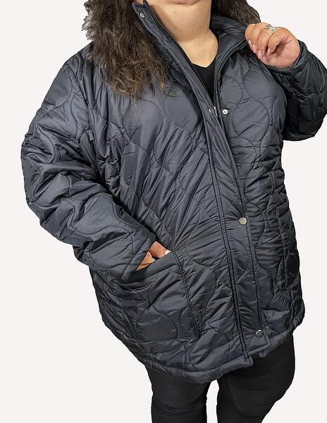 Зимно яке - тъмносиньо, спирали