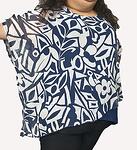 Лятна блуза с дантелена горна част