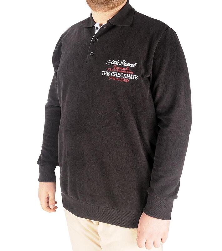 Блуза с яка "The Chekmat", черна