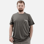 Зелена тениска NYC с принт на гърба