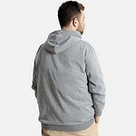 Суичър с качулка Interlok - светлосив