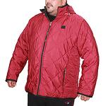 Тъмночервено яке с каракул