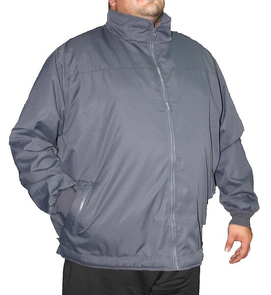 Сива ветровка - тънка, права