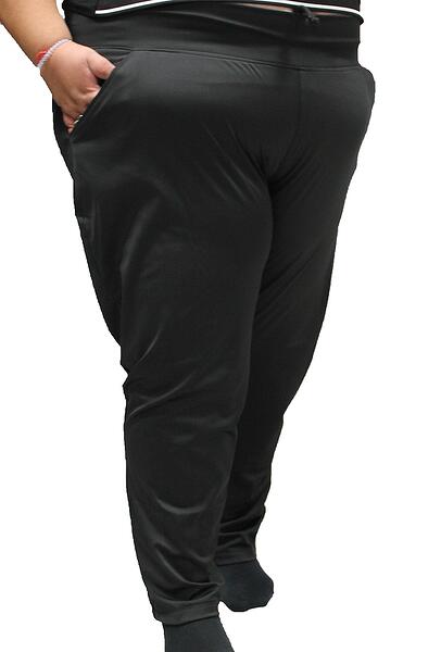 Черен спортен панталон с лека вата