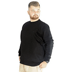 Ватирана спортна блуза, черна