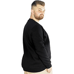 Ватирана спортна блуза, черна