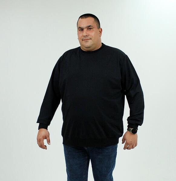 Тъмносиня спортна блуза