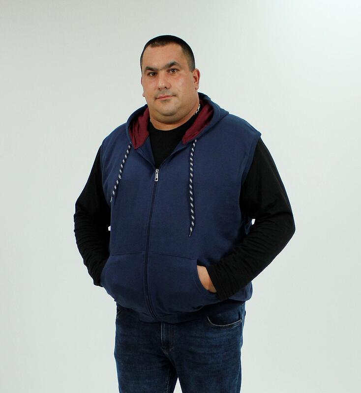 Елек с качулка,Indigo