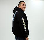 Ватиран спортен суичър с надписи