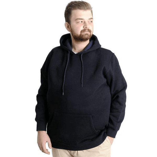 Спортна ватирана блуза, тъмносиня