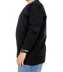 Блуза с дълъг ръкав, синя-Copy