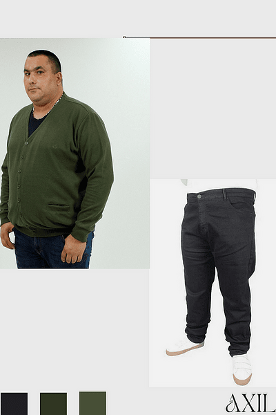 Маслено зелена жилетка с дънки Маслено зелена жилетка с дънки