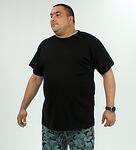 Мъжка тениска 100% памук, черна