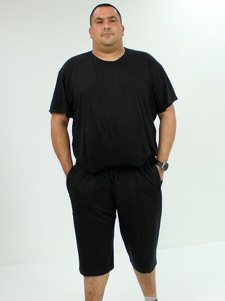 Мъжки спортни панталони 7/8, черни