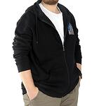 Черен суичър с качулка "Free your mind"