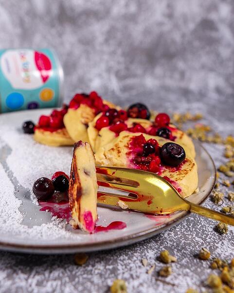 🥞 MINI PANCAKES WITH CHEESE AND PROBIOTICS 🥞