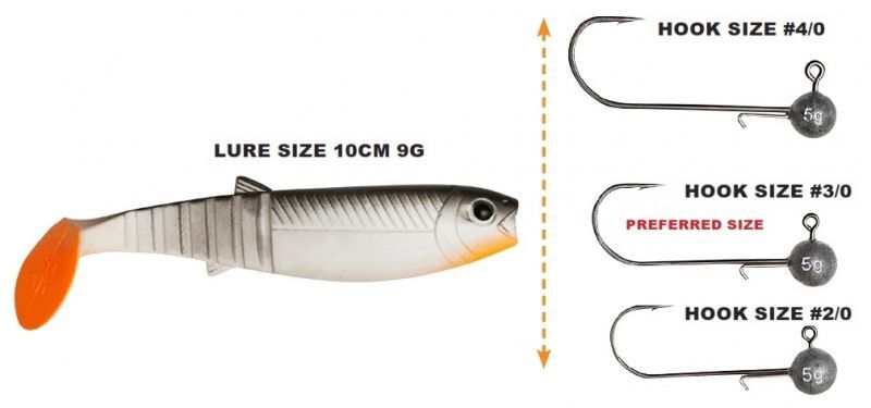 Silicone lure Savage Gear Cannibal Shad 10cm