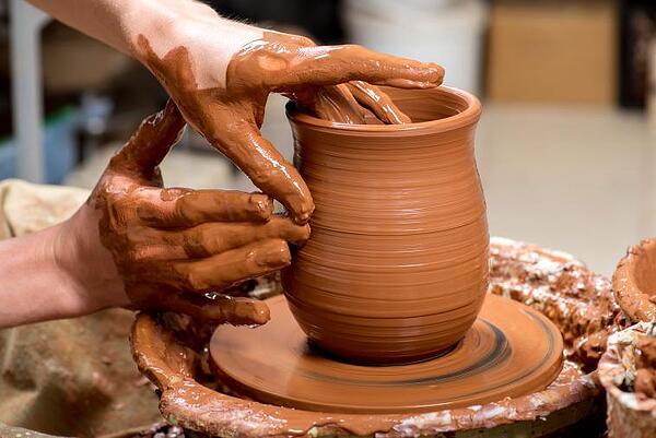 How is pottery made?