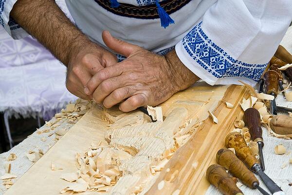 The art of wood carving