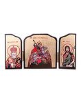 Placheta religioasa - Sfantul Nicolae, Sfantul Mare Mucenic Gheorghe, Sfantul Ioan Botezatorul