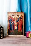 Placheta religioasa - Pictura Sfantul Mihail si Gavril