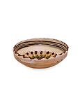 Castron din Ceramica Horezu motive spirala diametru 16 cm