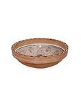 Castron din Ceramica Horezu - motive vegetale diametru 16 cm