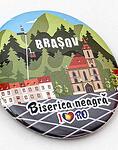 Magnet desfacator Biserica Neagra Brasov - Freel