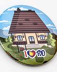 Magnet desfacator Casa I Love Romania - Freel