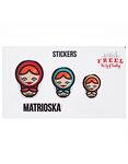 Set 3 stickers Matriosca - Freel